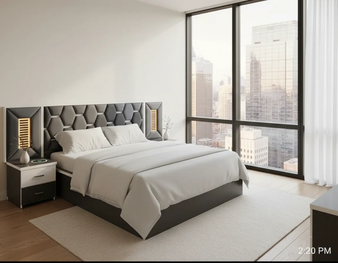 Modern Upholstered Bed