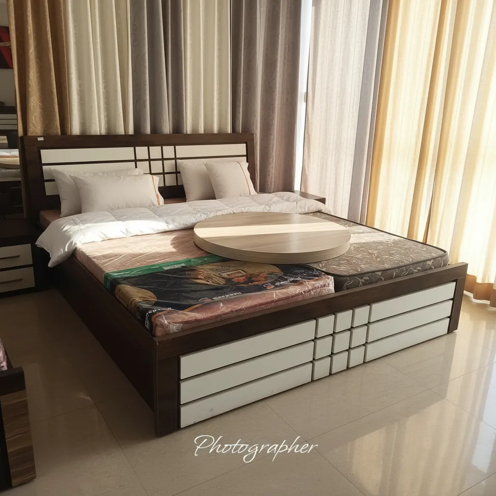 Modern Wooden Bed