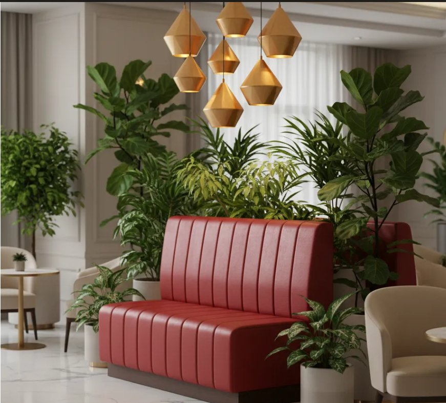 LF Red Luxury Bench image 1