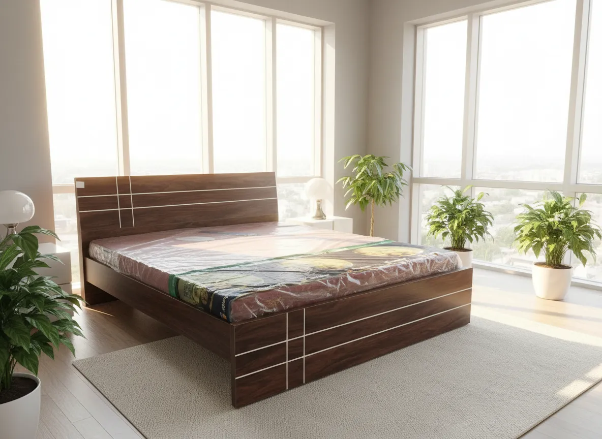 Wooden Double Bed