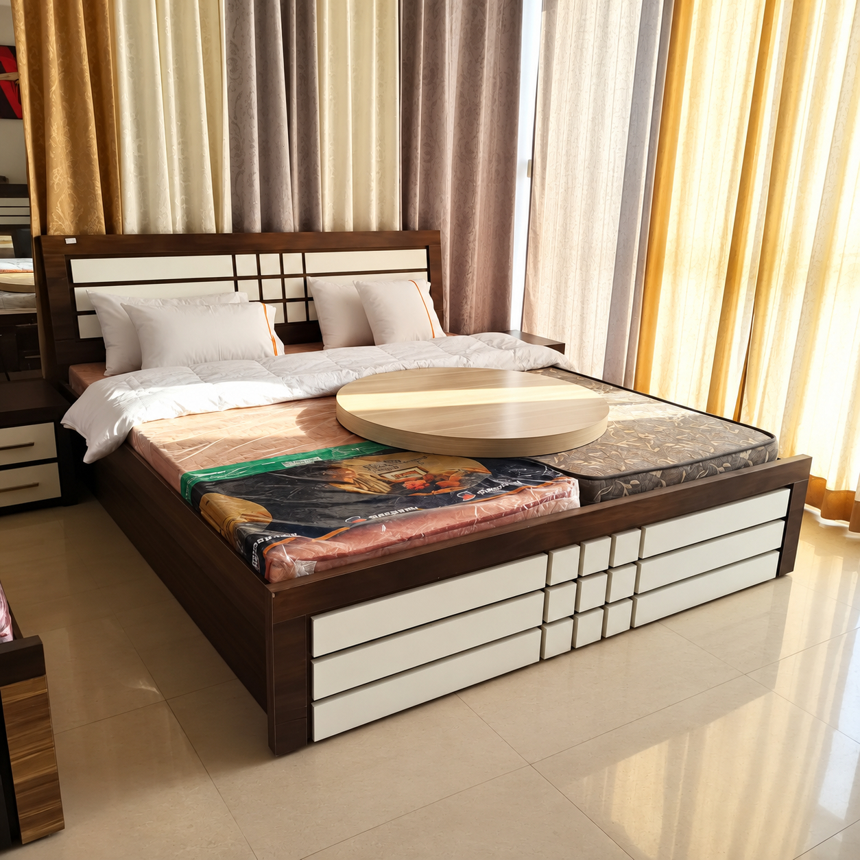Modern Wooden Bed